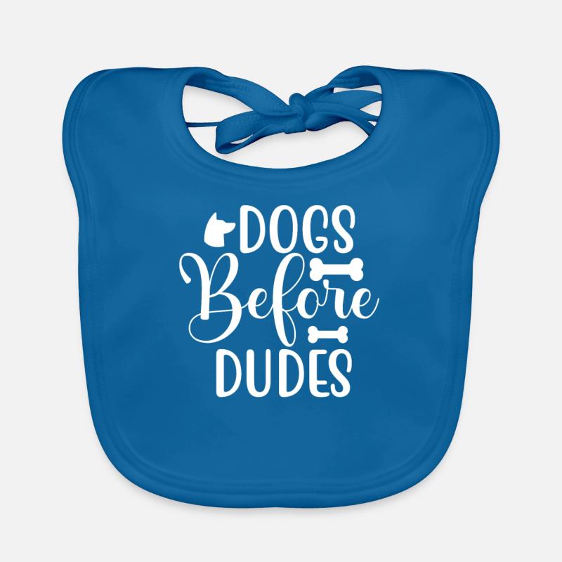 Hunde vor Kerlen Baby Bio-Lätzchen