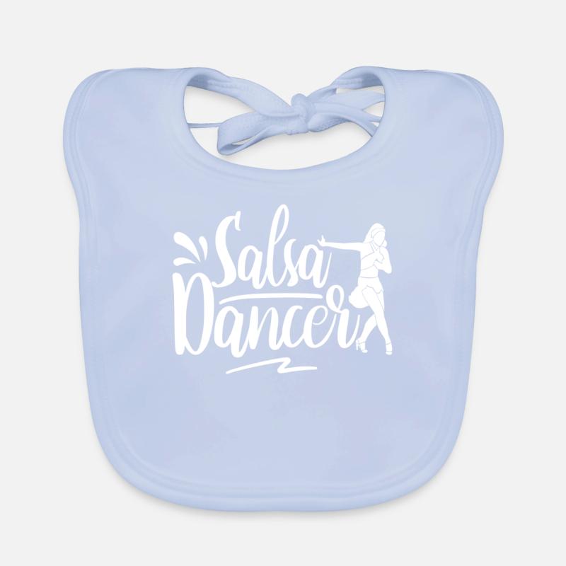 Salsa Dancer Dancing Dancer Dance Hobby Bavoir bio Bébé