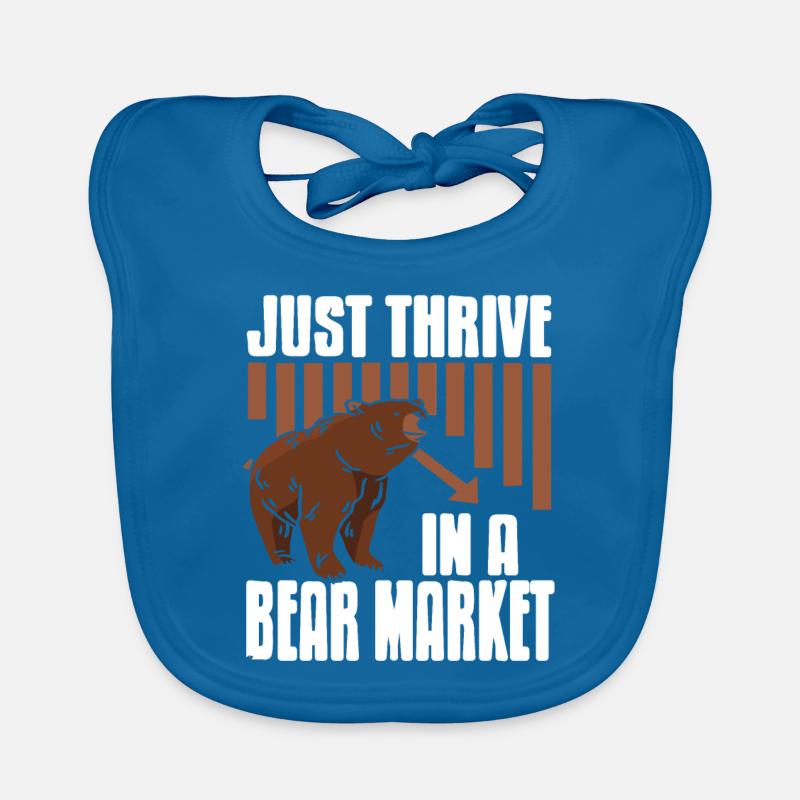 Il suffit de prospérer dans un marché baissier Cool Trader Design Bavoir bio Bébé
