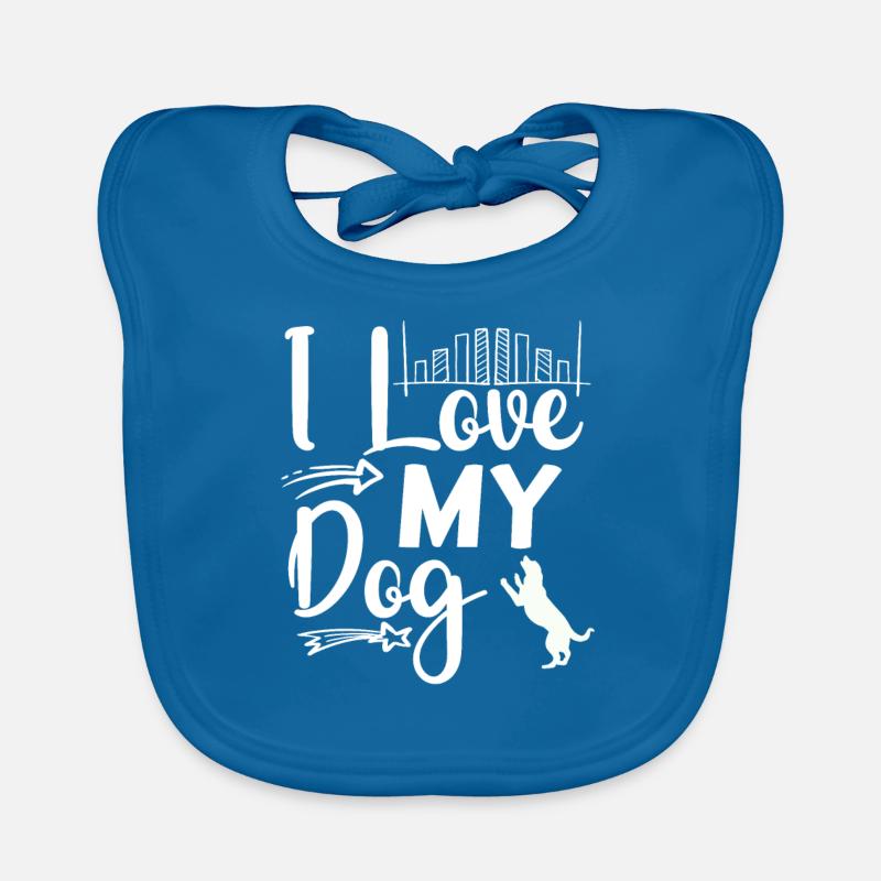 J’aime mon chien Bavoir bio Bébé