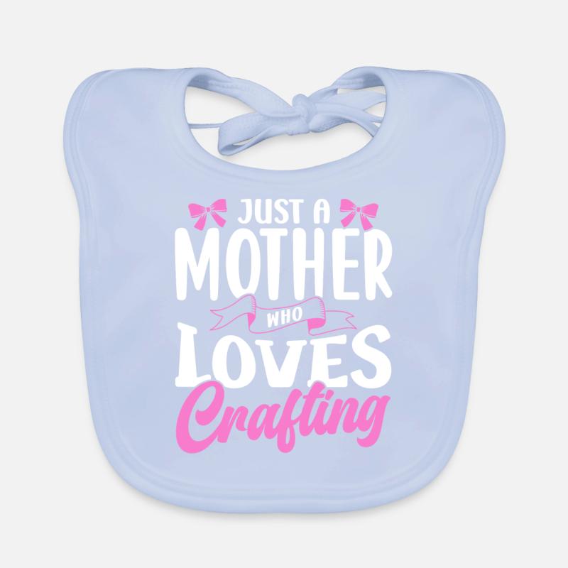 Nur Eine Mutter Die Das Basteln Liebt Bastel Mama Baby Bio-Lätzchen