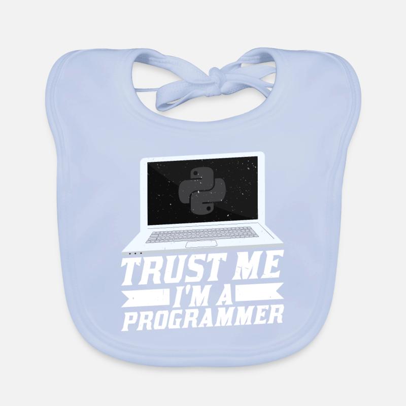 Trust Me I'm A Programmer Baby Bio-Lätzchen