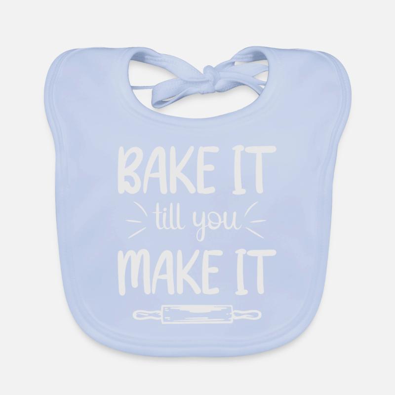 Kuchen Backen Bäcker Konditor Baby Bio-Lätzchen