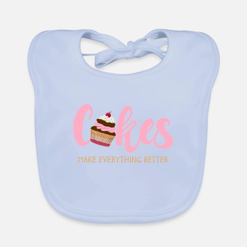 Kuchen Backen Bäcker Konditor Baby Bio-Lätzchen