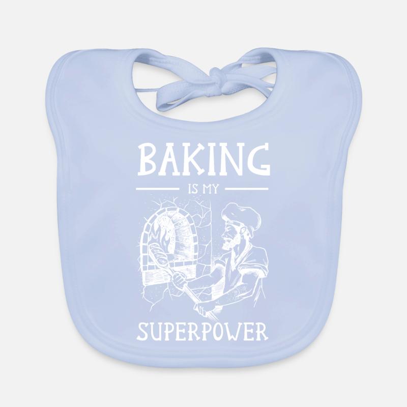 Kuchen Backen Bäcker Konditor Baby Bio-Lätzchen