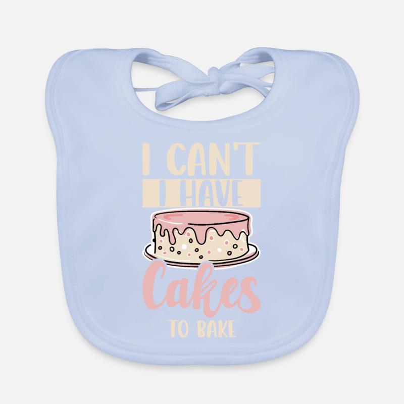 Kuchen Backen Bäcker Konditor Baby Bio-Lätzchen