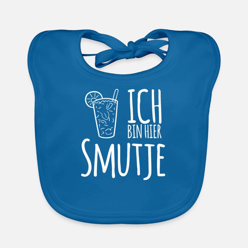 Ich bin hier Smutje Baby Bio-Lätzchen