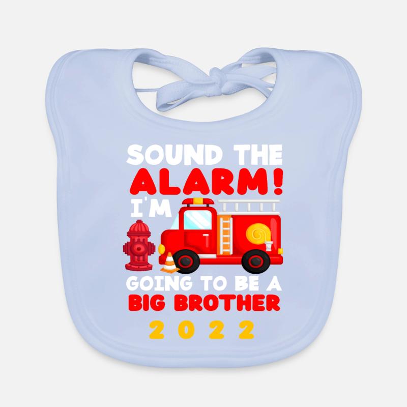 Fire Brigade Brother Offspring 2022 Organic Baby Bibs