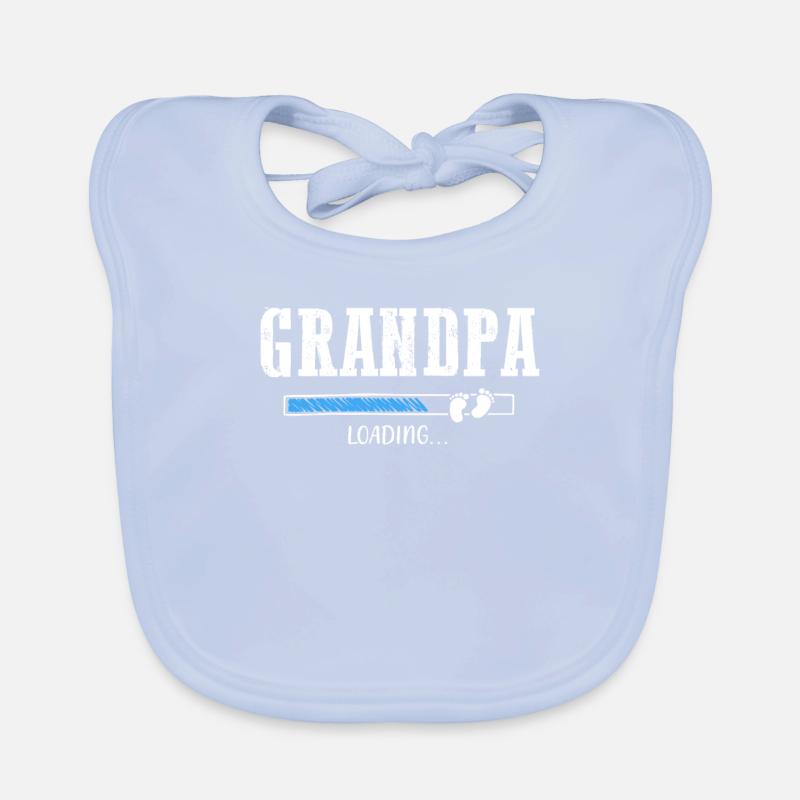 Opa loading Werdender Opa Baby Bio-Lätzchen