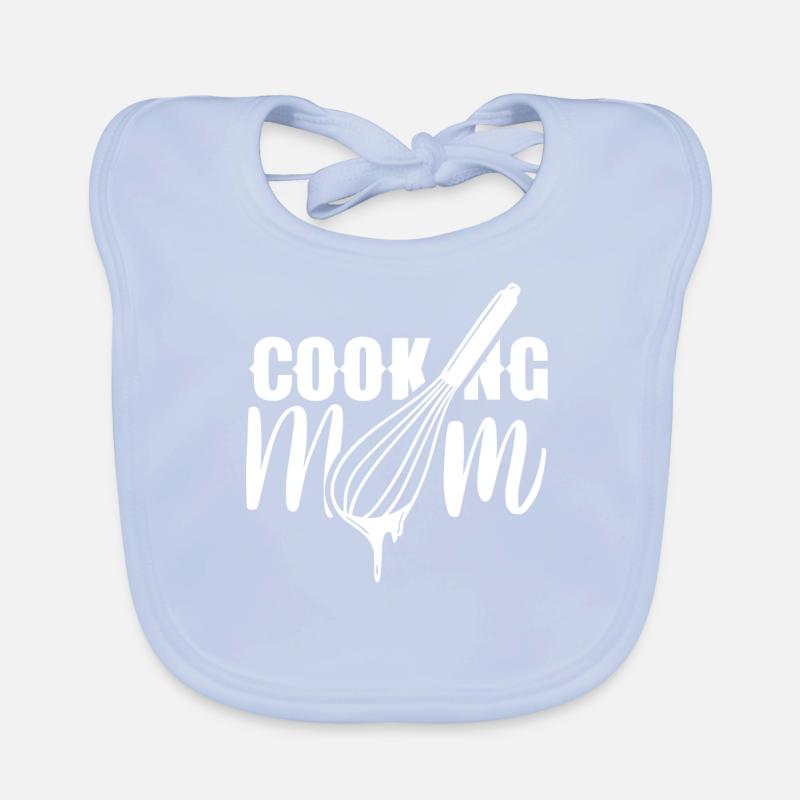Kochende Mama Kochen Koch Köchin Mutter Baby Bio-Lätzchen