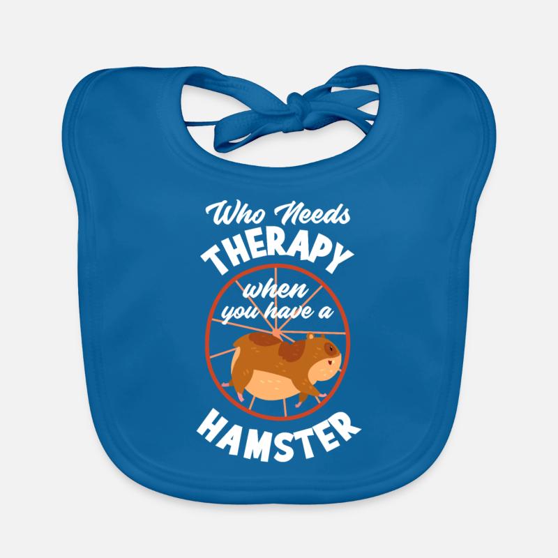 Funny Hamster Gift Organic Baby Bibs