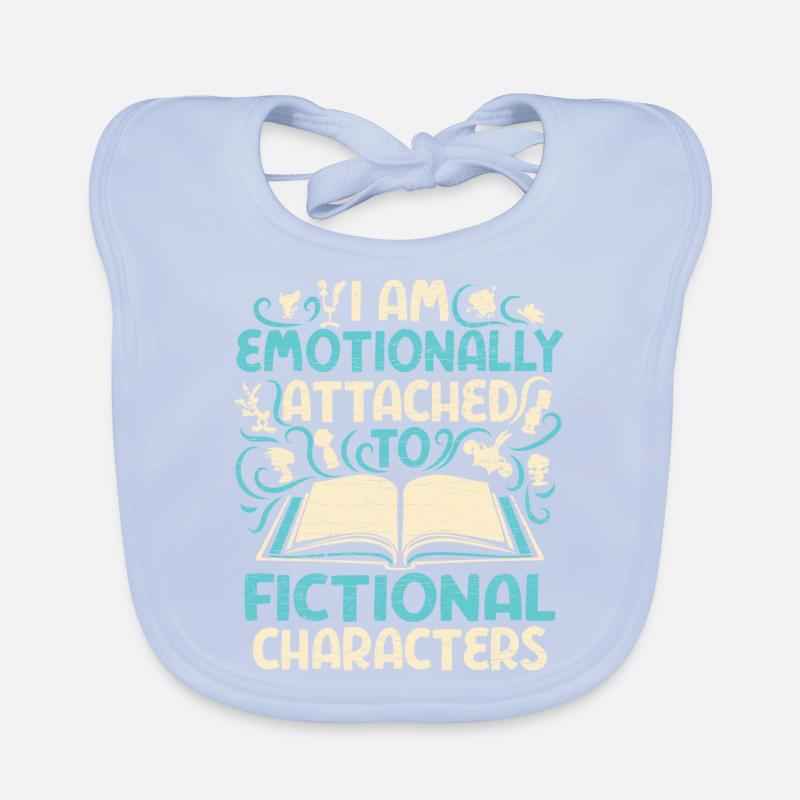 Bücherwurm Leseratte Bücher Baby Bio-Lätzchen