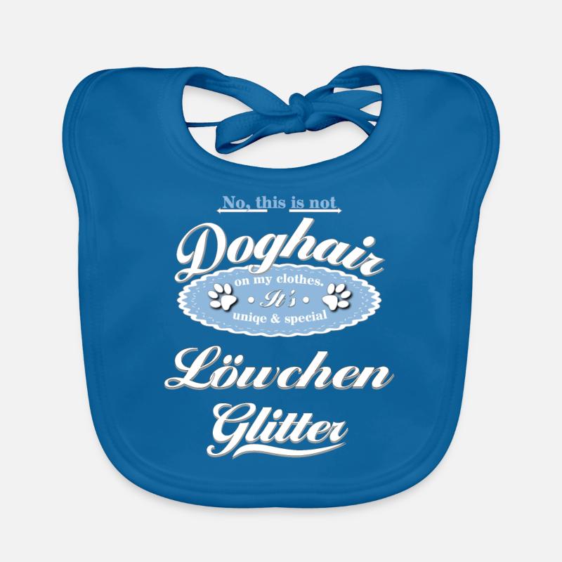 Hundeglitzer Löwchen Baby Bio-Lätzchen