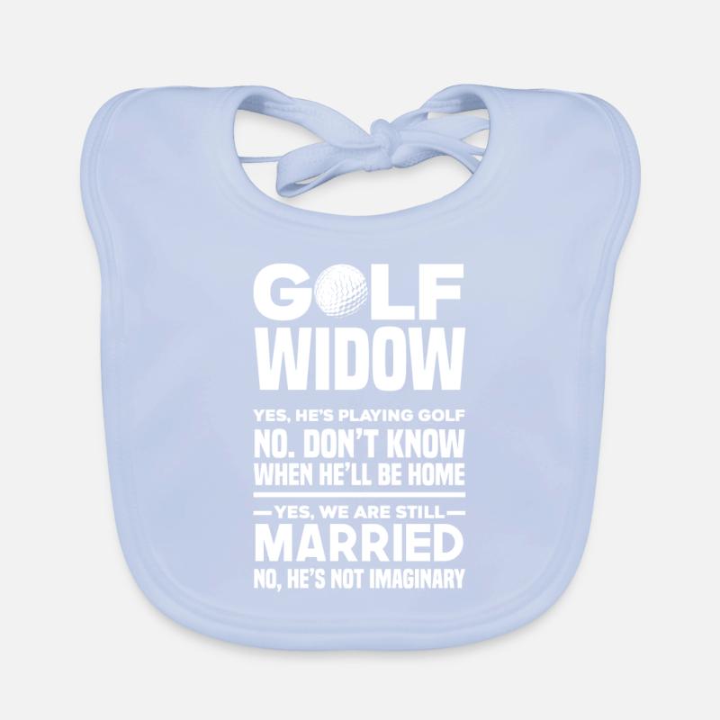 Fun Golf Golf Golfer Gift Organic Baby Bibs