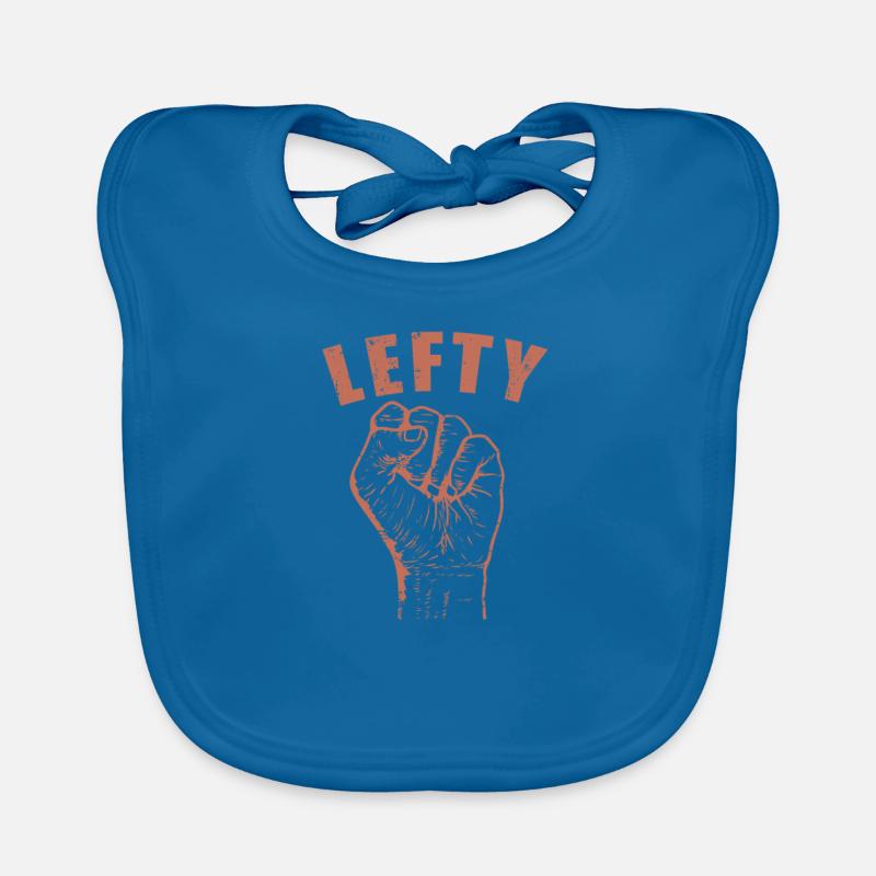 Lefty write left-handed problems Organic Baby Bibs