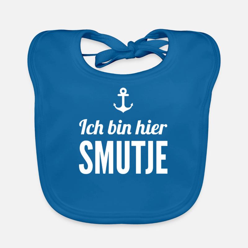 Ich bin hier Smutje Baby Bio-Lätzchen