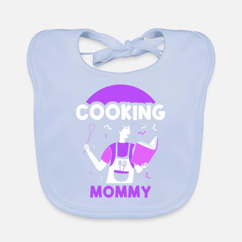Kochende Mami Kochen Köchin Koch Mutter Mama Baby Bio-Lätzchen