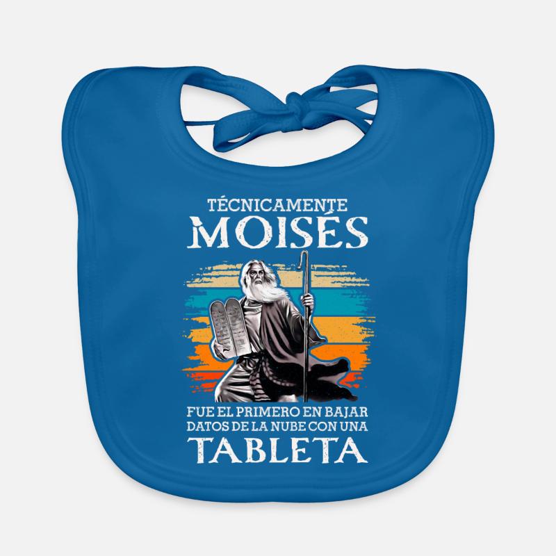 Moises Premier téléchargement de données tablette cloud Bavoir bio Bébé