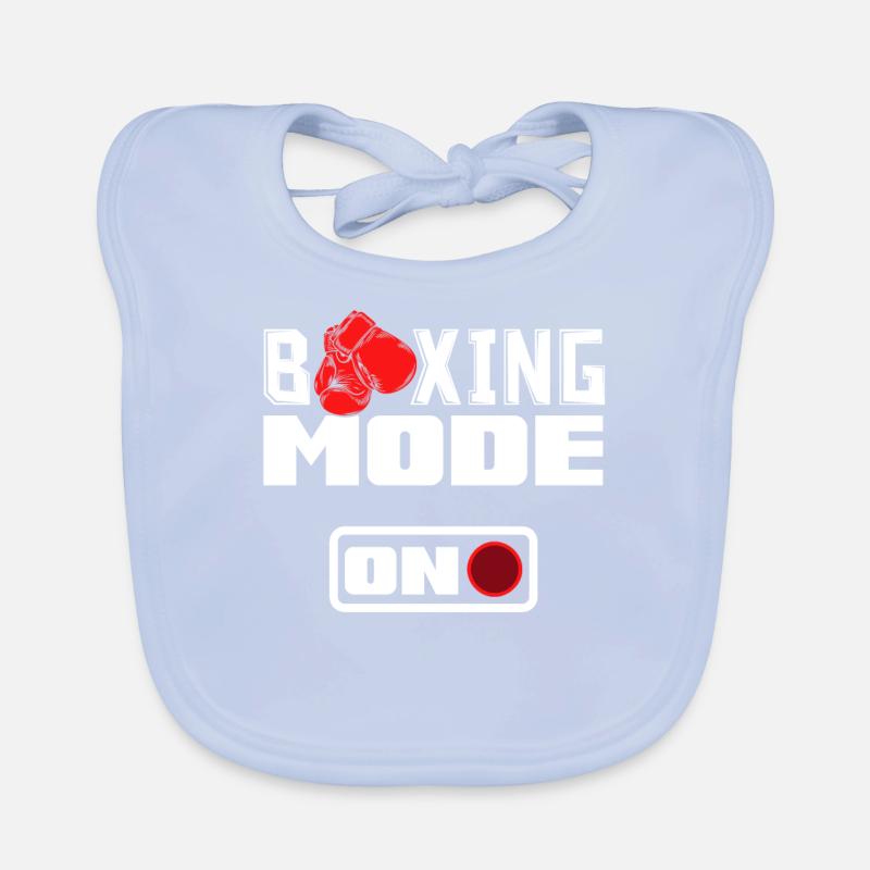 Lustiges Boxen Boxer Geschenk Baby Bio-Lätzchen