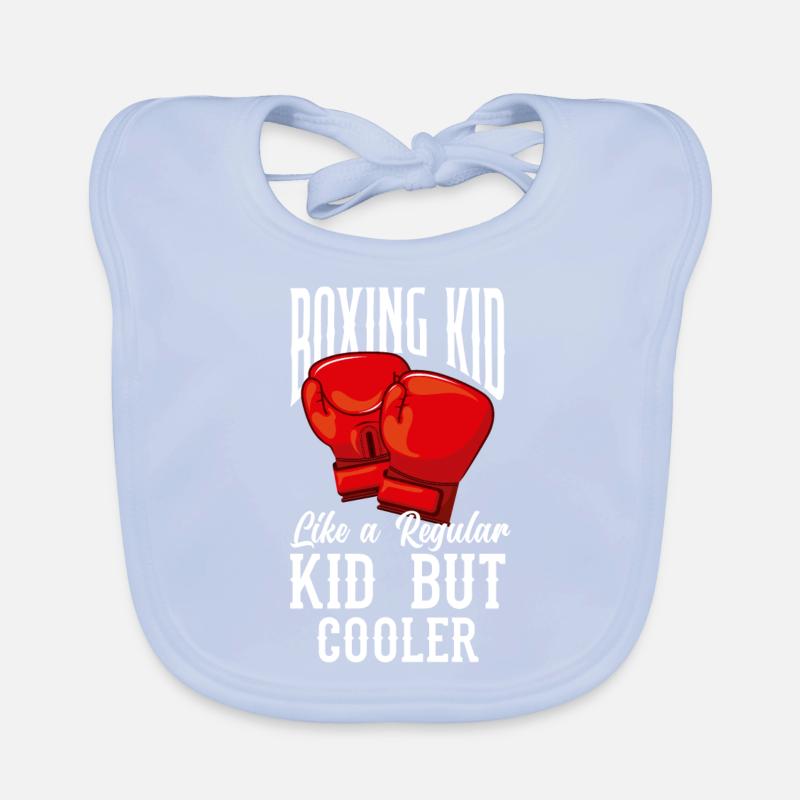 Drôle de boxer de boxe cadeau Bavoir bio Bébé