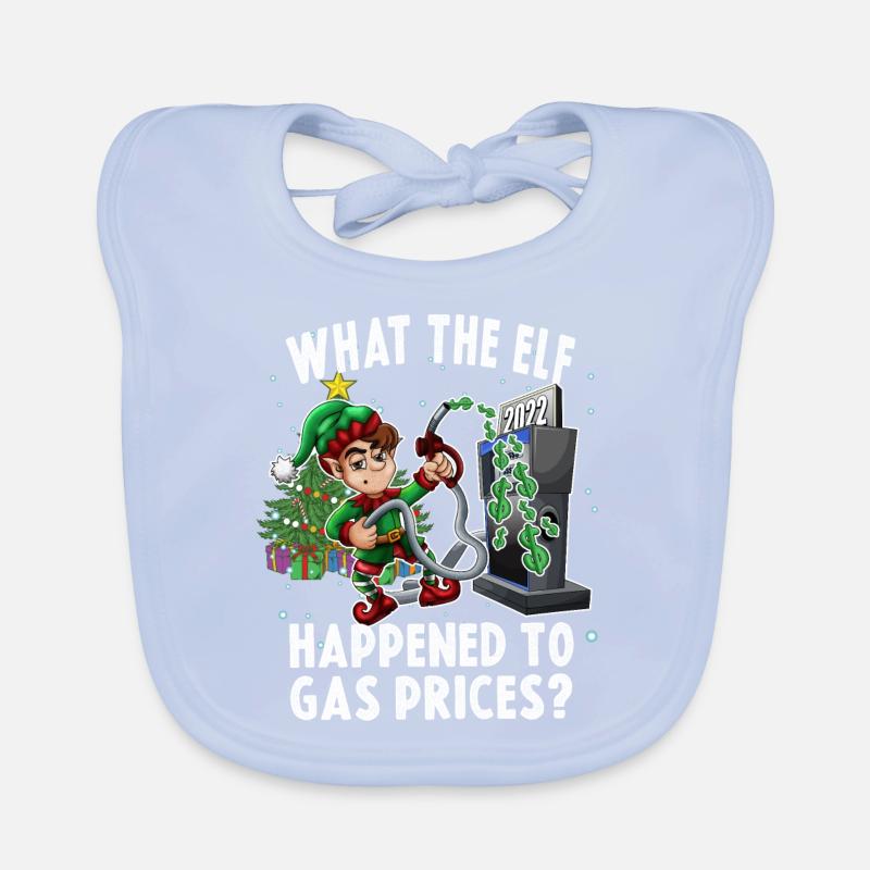 Cuet Elf Noël Ce que l’Elfe Bavoir bio Bébé