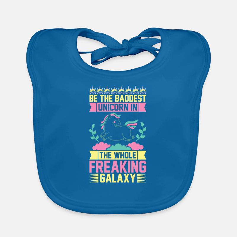 Soyez la licorne la plus maléfique Bavoir bio Bébé