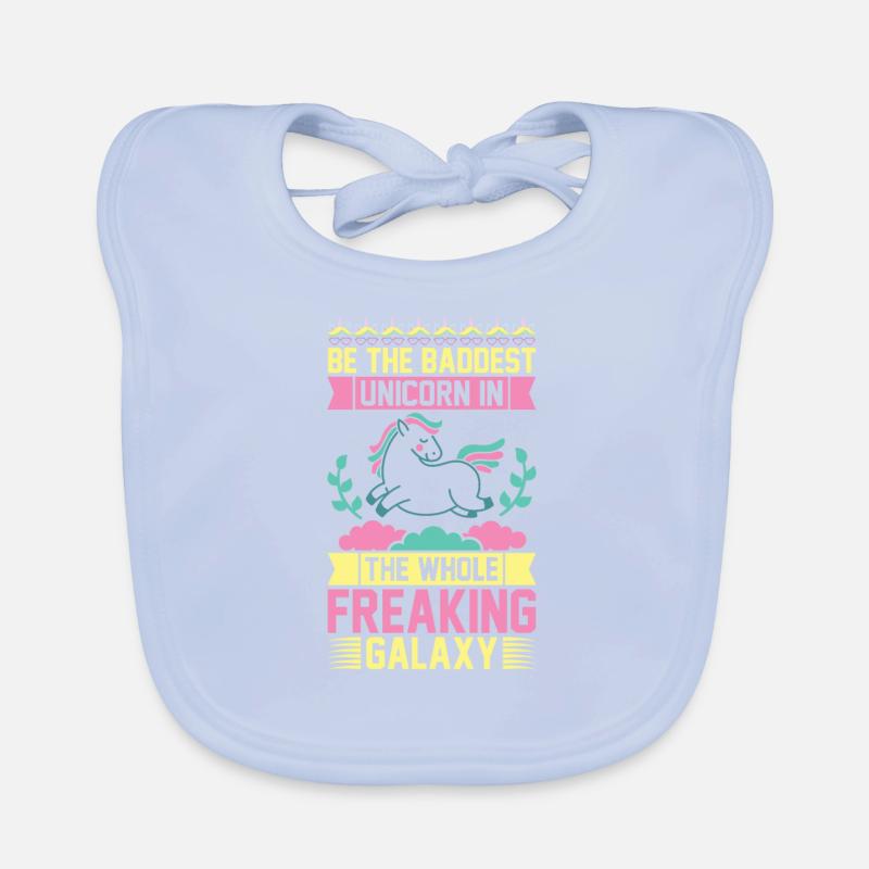 Soyez la licorne la plus maléfique Bavoir bio Bébé