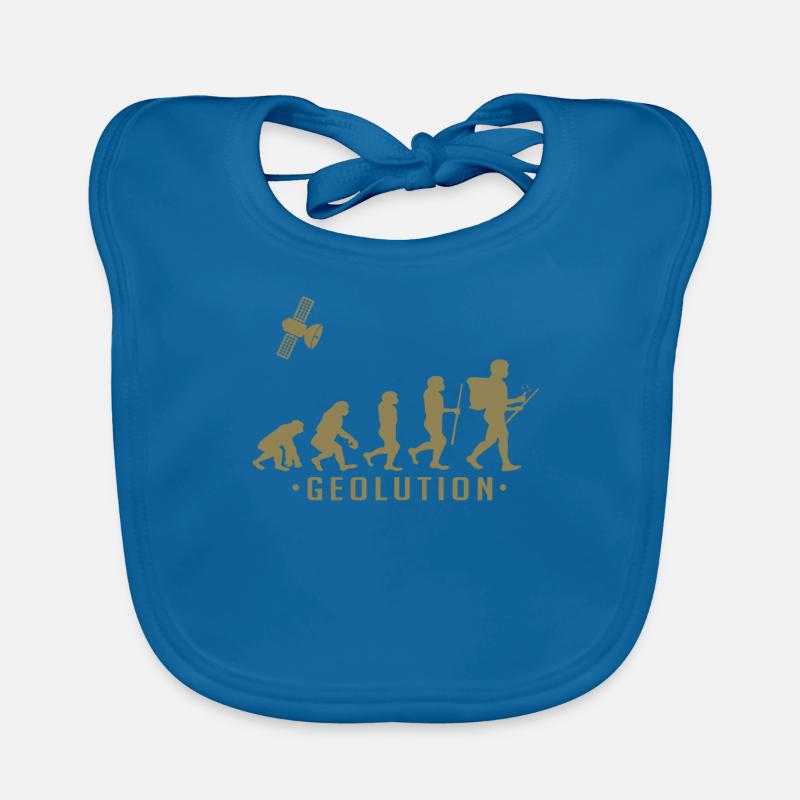 Geocaching evolution Chemise Geolution Bavoir bio Bébé