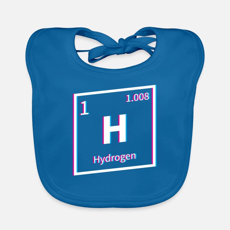 Hydrogen Energy Hydrogen Element Organic Baby Bibs