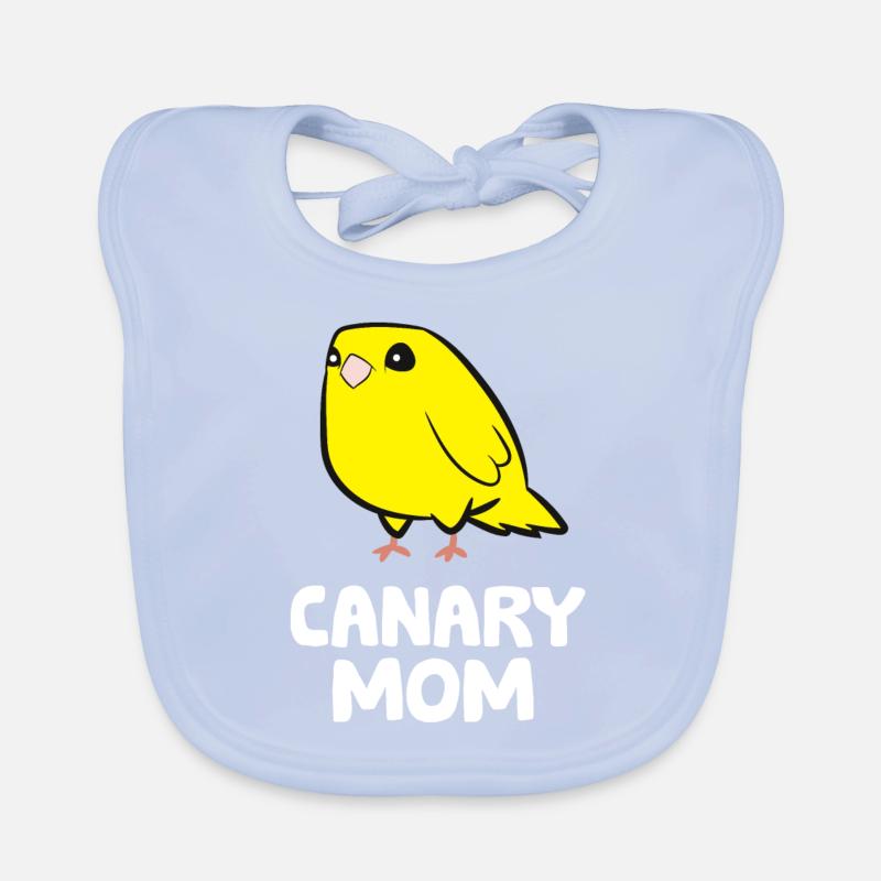 Yellow Canary Canary Mère Bavoir bio Bébé