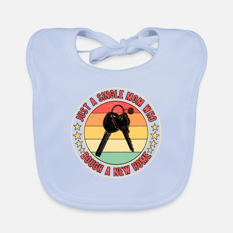 Einweihungsparty Einweihungsfeier Mutter Baby Bio-Lätzchen