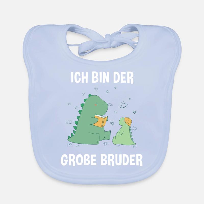 Dino Brüder Großer Bruder - Ich bin der große Baby Bio-Lätzchen
