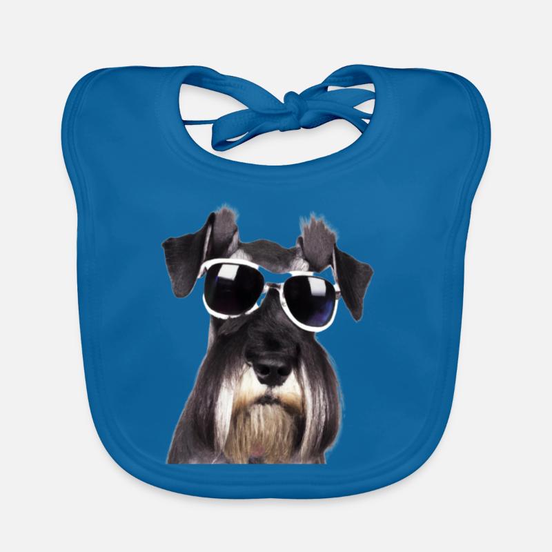 Miniature Schnauzer Organic Baby Bibs