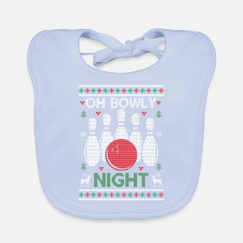 Noël moche - Oh Bowly Night Bavoir bio Bébé