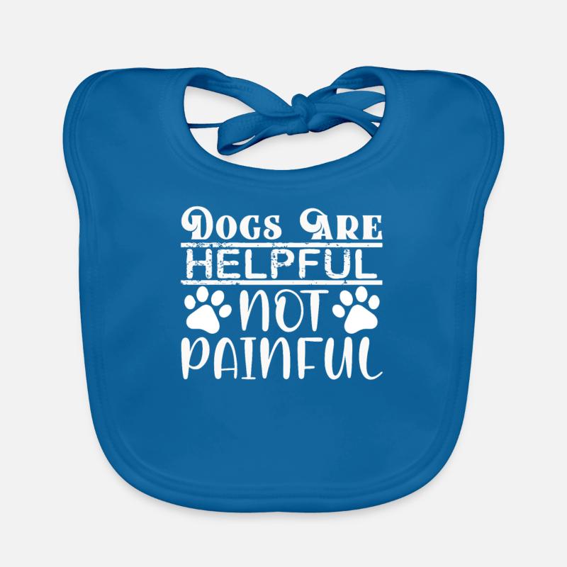 Dogs are Helpful Organic Baby Bibs