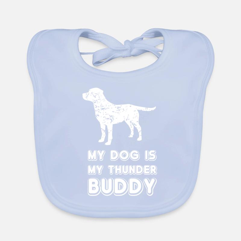 Mon chien est mon Thunder Buddy Bavoir bio Bébé