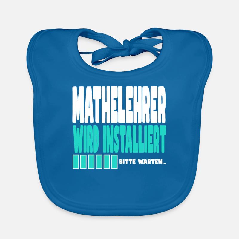Mathelehrer wird installiert Baby Bio-Lätzchen
