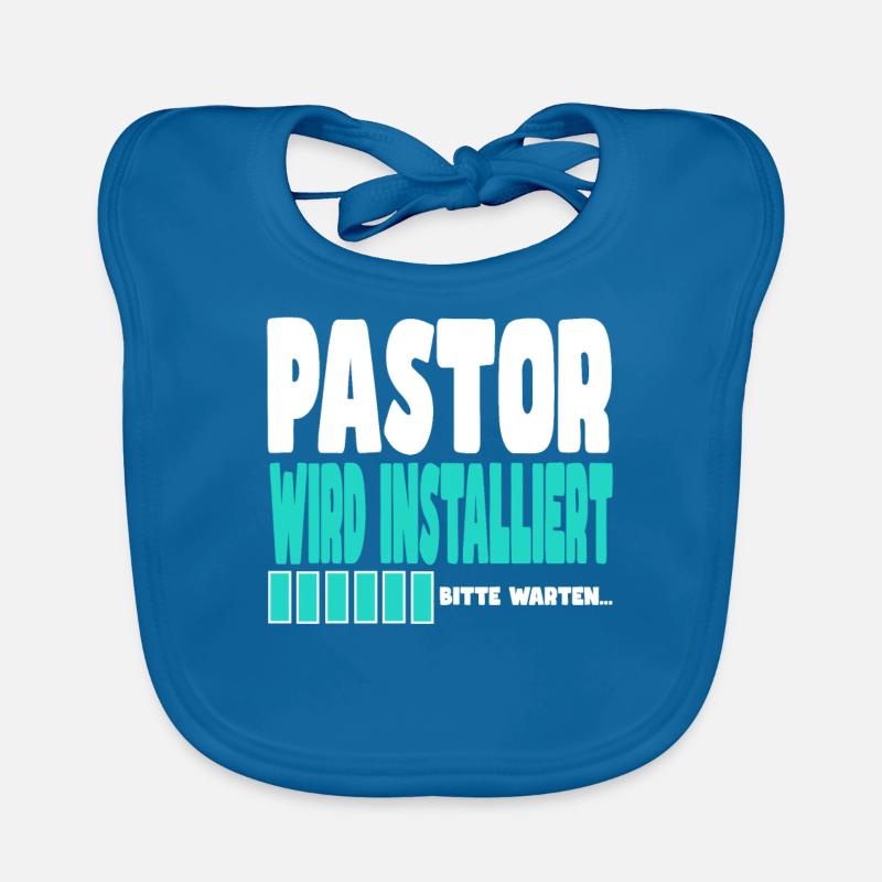 Pastor wird installiert Baby Bio-Lätzchen