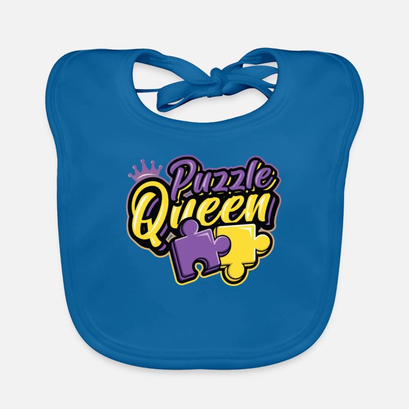 Puzzle Queen Jeu de puzzle Bavoir bio Bébé