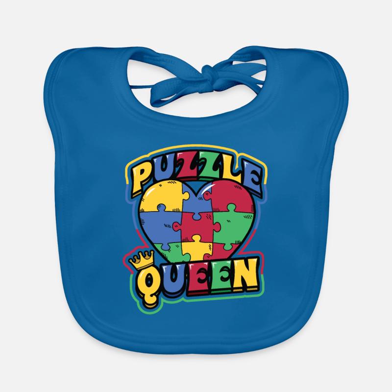 Puzzle Queen Jeu de puzzle Bavoir bio Bébé