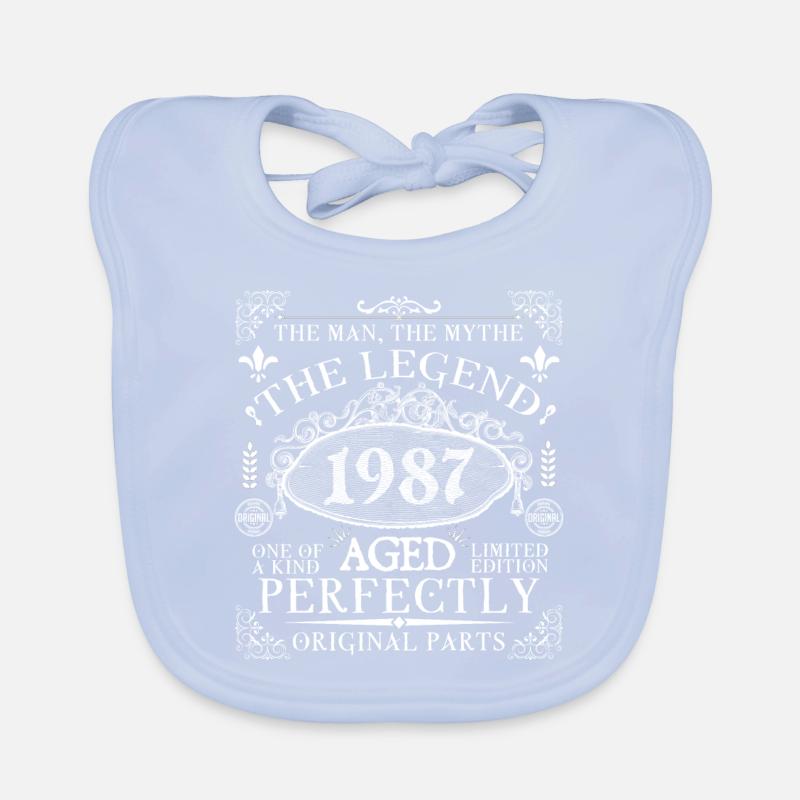 1987 Legend | Vintage Aged Perfectly 1987 Organic Baby Bibs