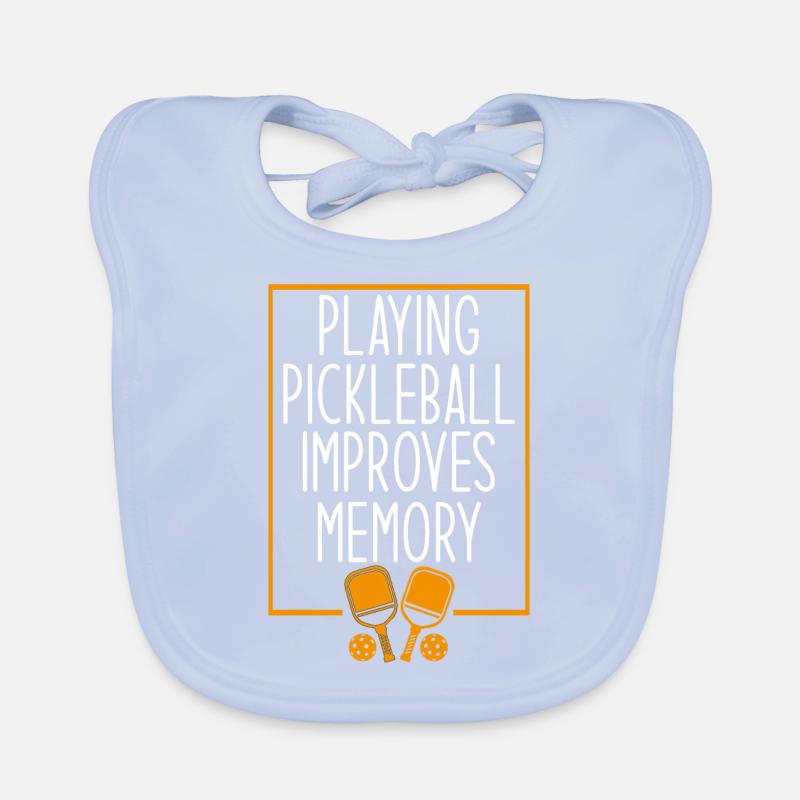 Playing Pickleball Improves Memory Organic Baby Bibs