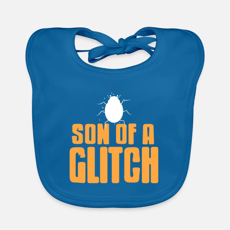 Son Of A Glitch Funny BUG Data Admin Analyst Baby Bio-Lätzchen