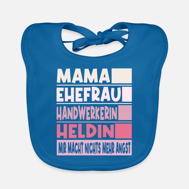 Handwerkerin Mama Ehefrau Heldin Baby Bio-Lätzchen