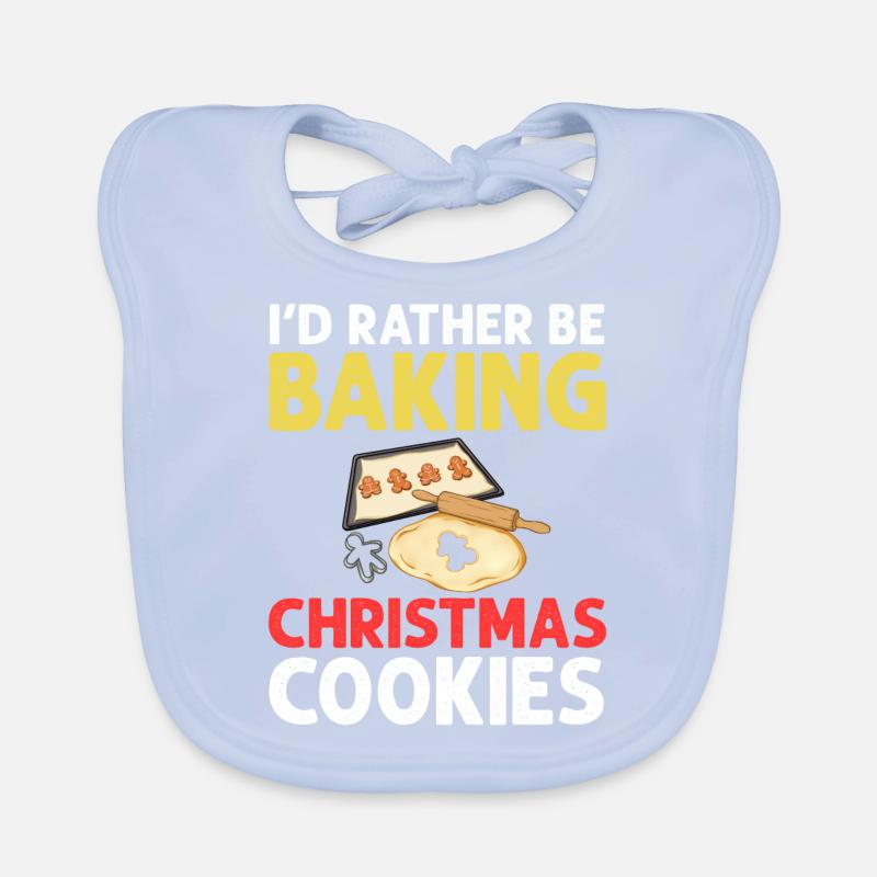Weihnachten Backen Plätzchen Kekse Lebkuchen Baby Bio-Lätzchen
