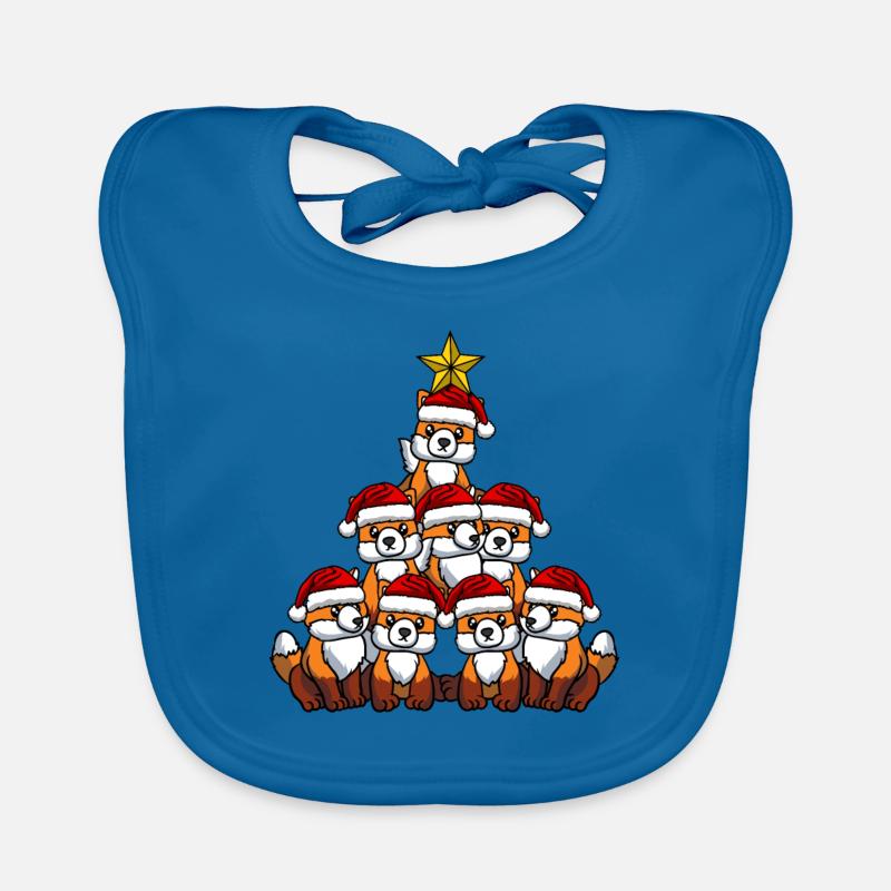 Arbre de Noël Fox Bavoir bio Bébé
