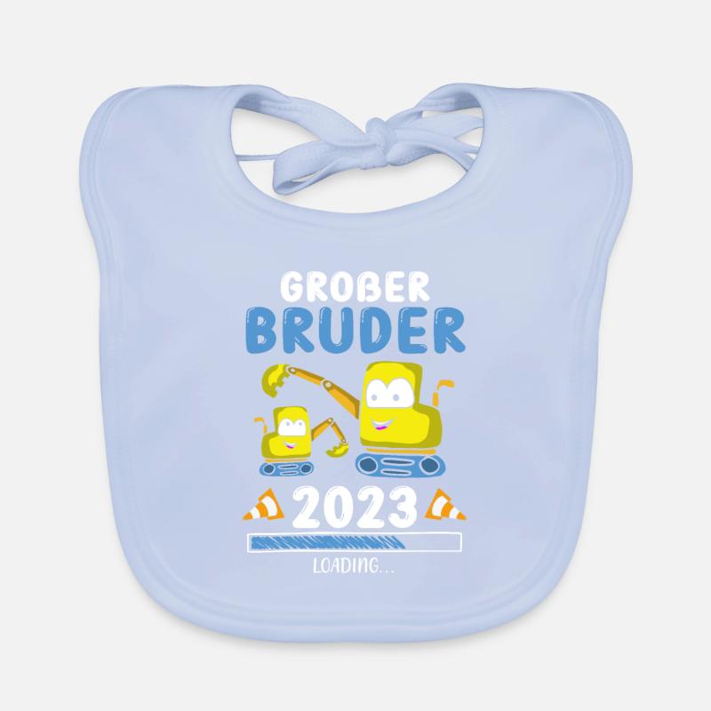 Großer Bruder 2023 Baby Bio-Lätzchen