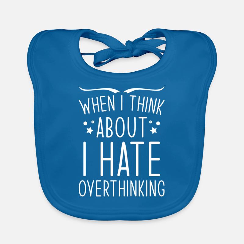 Overthinker Overthinking Organic Baby Bibs