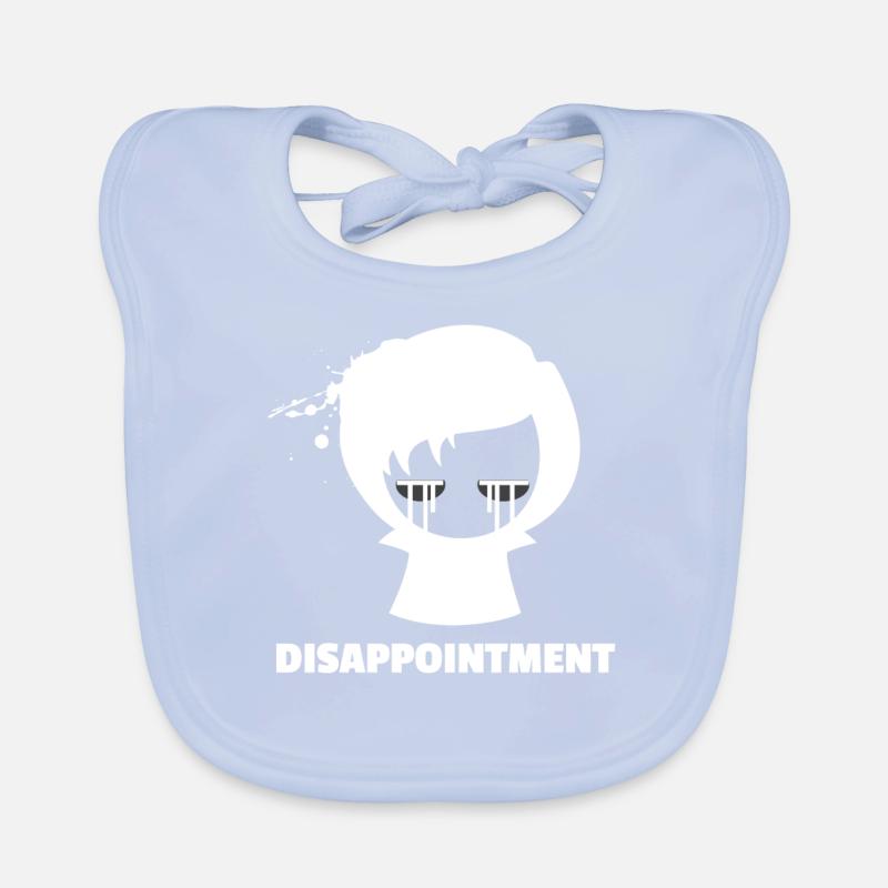 Enttäuschung | Mädchen Emo Kleidung | Emocore-| Emo Baby Bio-Lätzchen