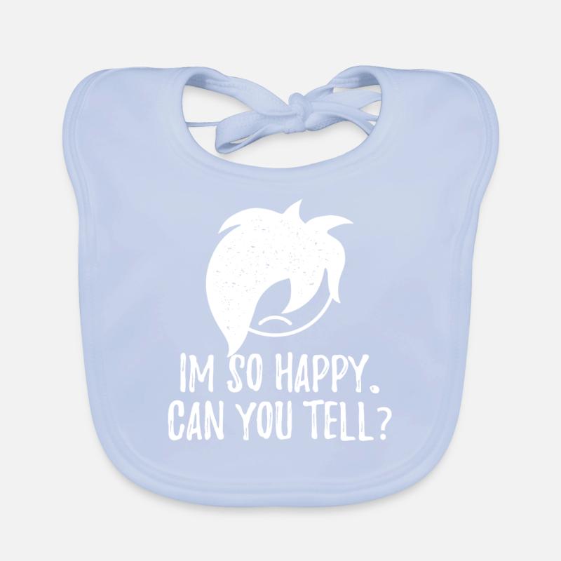 Ich bin so glücklich... Können Sie das sagen? | Jungen Emo Kleidung | E Baby Bio-Lätzchen